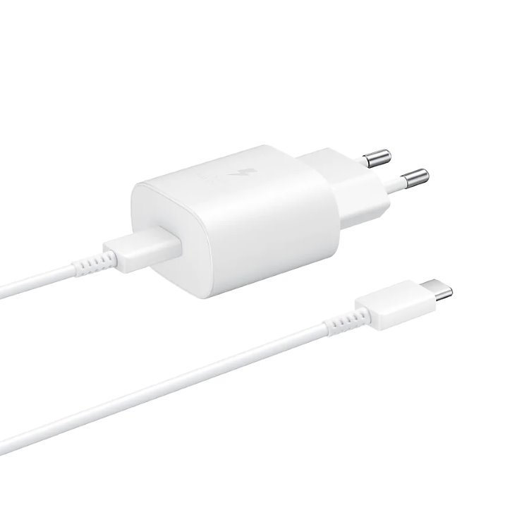 Gyorstöltő Samsung 25W USB-C kábellel