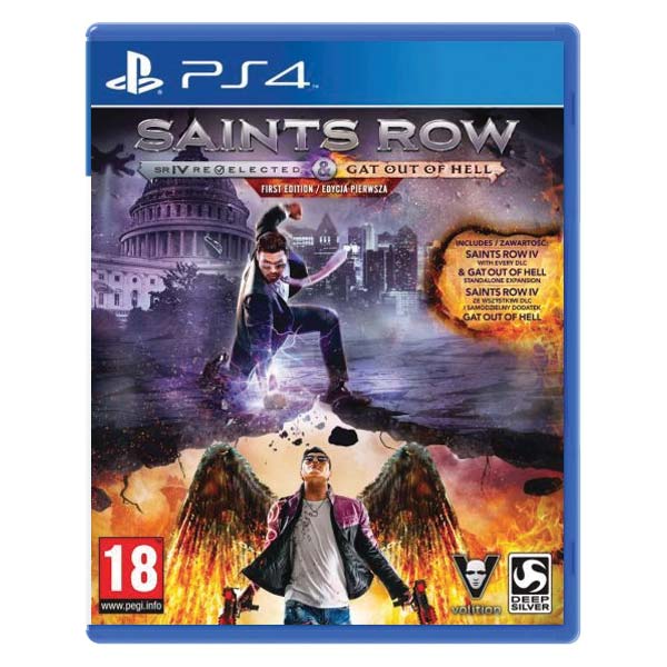 Saints Row 4: Re-Elected + Gat out of Hell (First Kiadás) - PS4PlayStation 4 játékok > Akció