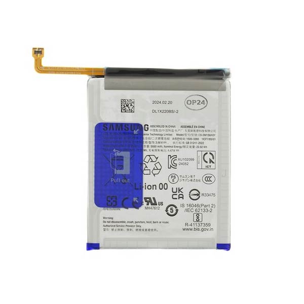 Samsung Eredeti akkumulátor Li-Ion 6000mAh (Service Pack) EB-BM156ABYTöltés > Akkumulátorok