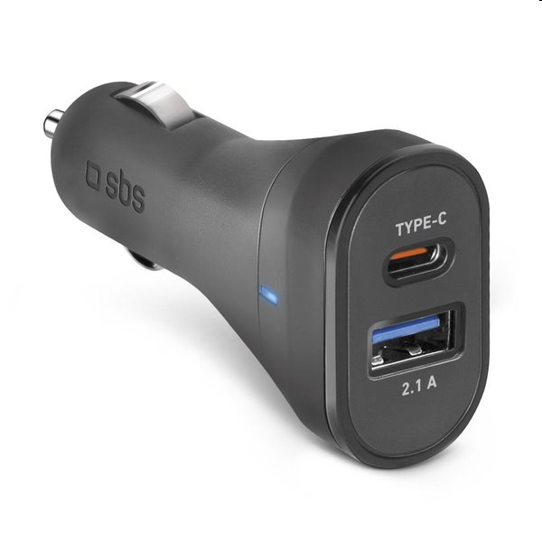 SBS Autóadapter USB/USB-C