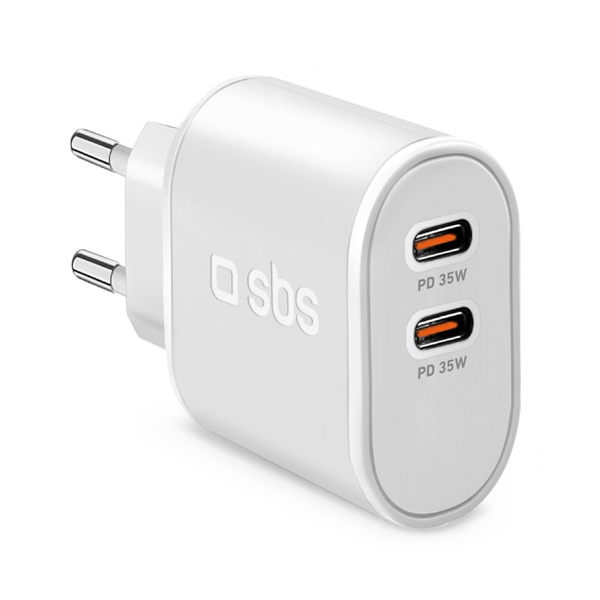 SBS Utazási adapter 2x USB-C