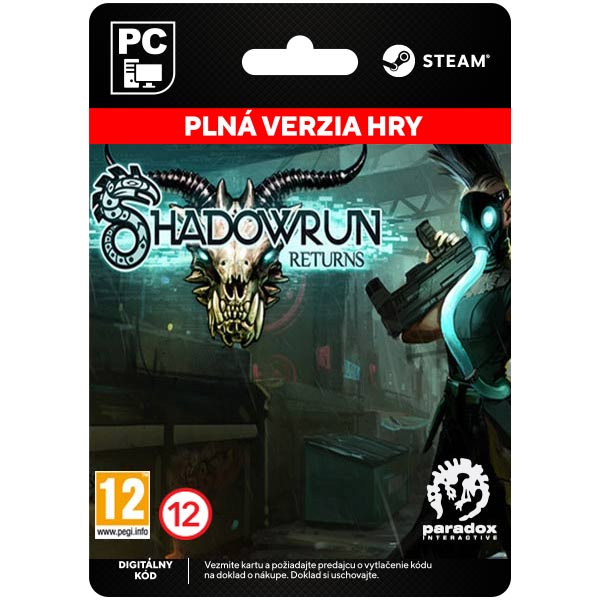 Shadowrun Returns [Steam] - PCCD-Kulcsok > RPG