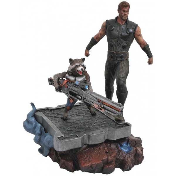 Szobor Marvel Premier Avengers 3 Thor & Rocket StatueGyűjtői figurák > Marvel