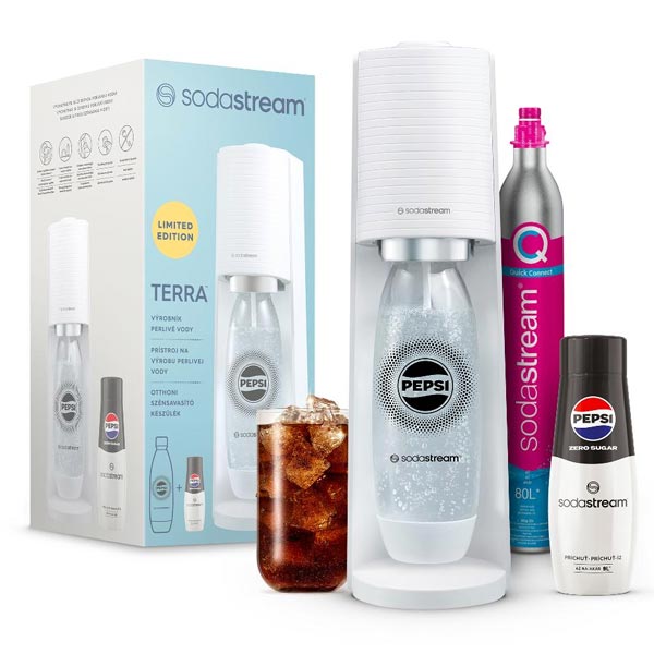 Sodastream Terra pepsi zero megapack