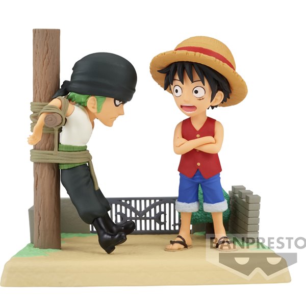 Szobor Log Stories: Luffy & Zoro (One Piece)Gyűjtői figurák > Anime