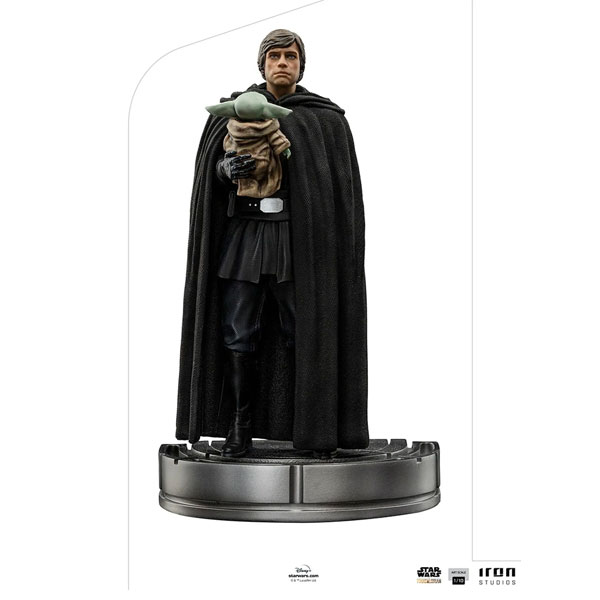 Szobor Luke Skywalker and Grogu The Mandalorian Art Scale 1/10 (Star Wars)Figurák