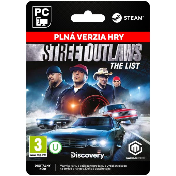 Street Outlaws: The List [Steam] - PCCD-Kulcsok > Verseny játékok