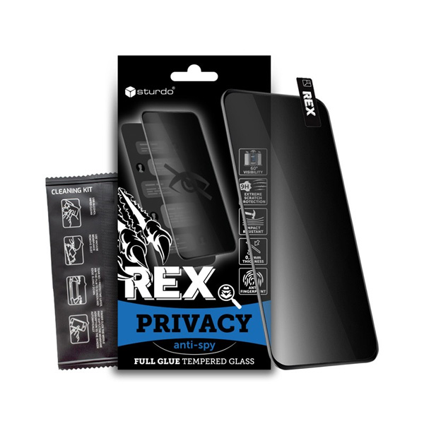 Sturdo Rex Edzett védőüveg Apple iPhone 14 Pro privacy feketeVédelem > Védőüvegek és fóliák