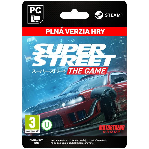 Super Street: The Game [Steam] - PCCD-Kulcsok > Verseny játékok