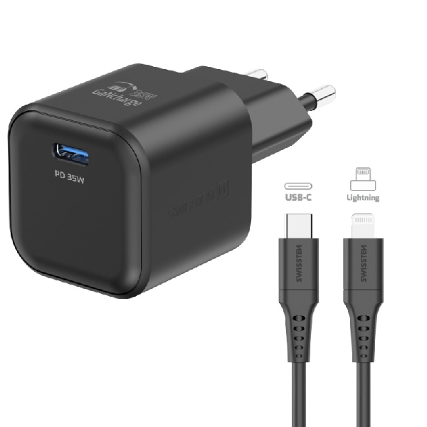 SWISTEN hálózati adapter 1x USB-C 35 W PD