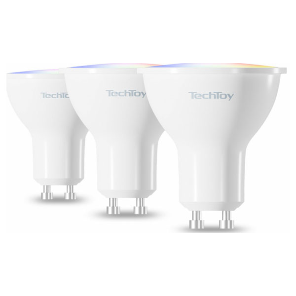 TechToy Smart Bulb RGB 4.7W GU10 ZigBee 3pcs készlet - PCSmart > Intelligens világítás