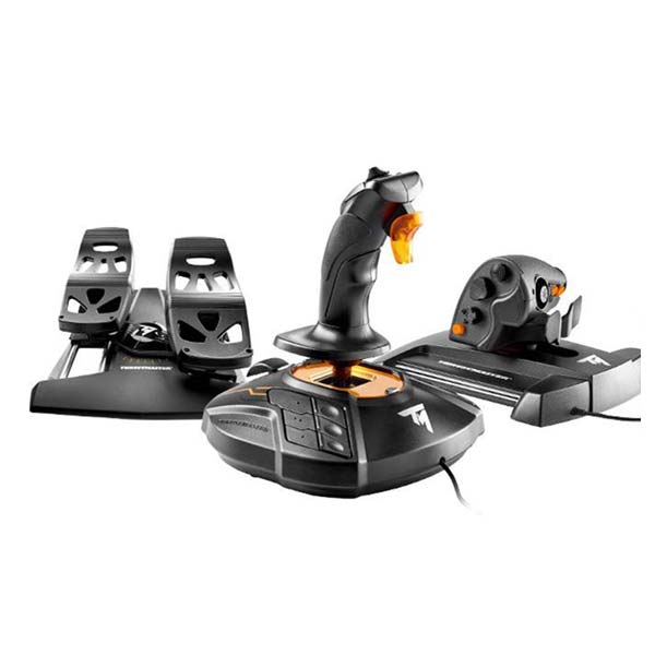 Thrustmaster T16000M FCS + Thrustmaster Gézpedál TWCS Throttle + pedál szettPC kiegészítők > Joystick