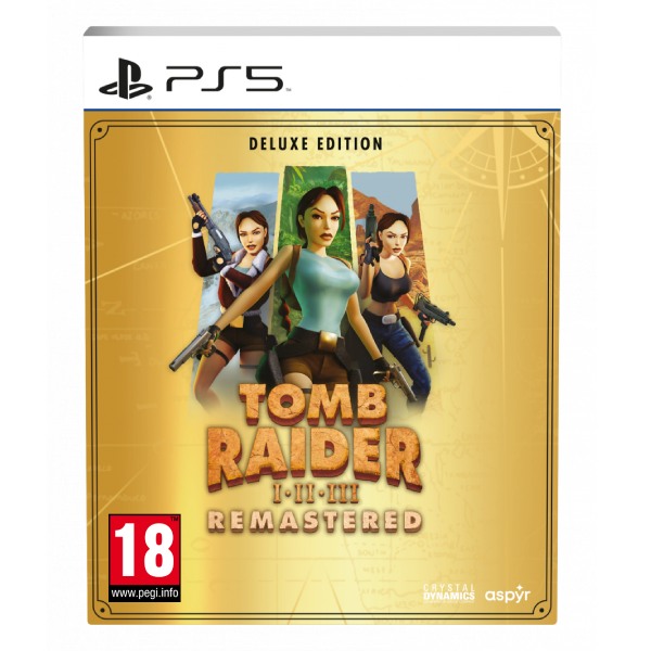 Tomb Raider I-III Remastered Starring Lara Croft (Deluxe Kiadás) - PS5PlayStation 5 játékok > Kaland