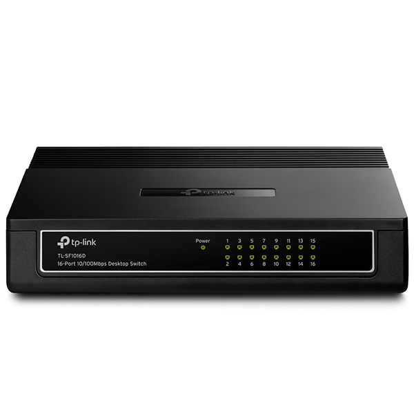 TP-Link TL-SF1016D 16x 10/100Mbps Desktop Switch kapcsoló