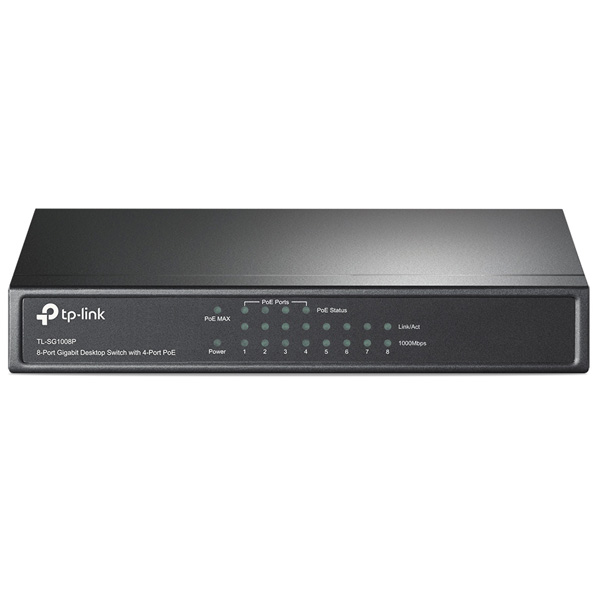 TP-Link TL-SG1008P 8x Gigabit Desktop Switch kapcsoló