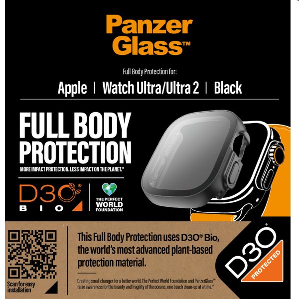 edzett üveg Full Body D3O PanzerGlass Apple Watch Ultra/Ultra 2 számáraVédelem > Védőüvegek és fóliák