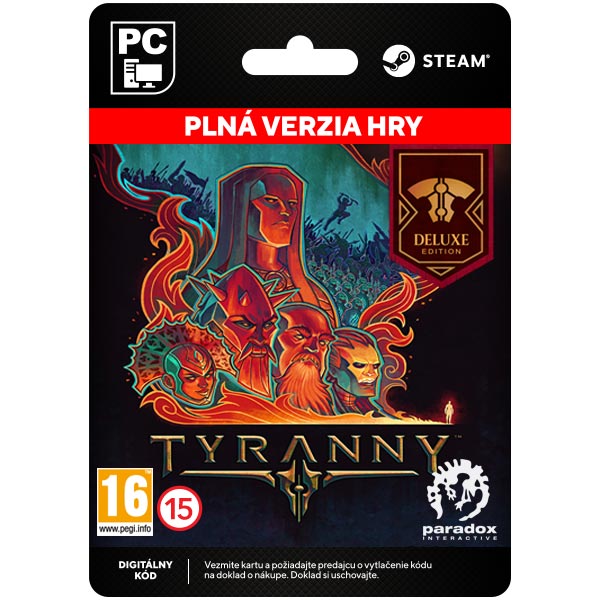 Tyranny (Deluxe Kiadás) [Steam] - PCCD-Kulcsok > RPG