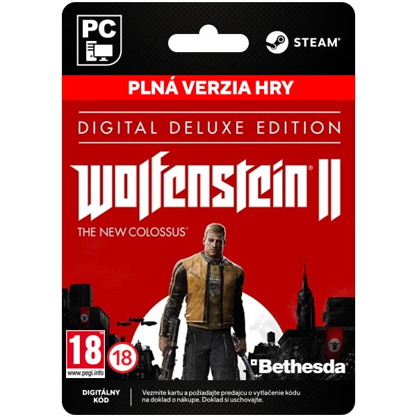 Wolfenstein 2: The New Colossus (Deluxe Kiadás) [Steam] - PCCD-Kulcsok > Akciójátékok