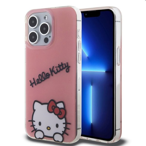 Hello Kitty IML Daydreaming Logo hátlapi tok Apple iPhone 13 Pro számára