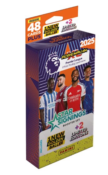 Gyűjtői Focikártyák Panini Premier League 2024/2025 Adrenalin kártyák STAR SIGNINGSGyűjtői kártyák Flesh & Blood TCG > Gyűjtői focikártyák